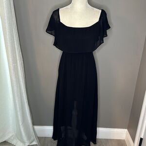 Reformation black maxi Dress